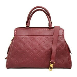 Louis Vuitton Vosges Wine Red Empreinte Leather Bag